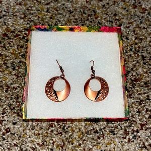 Brass earrings